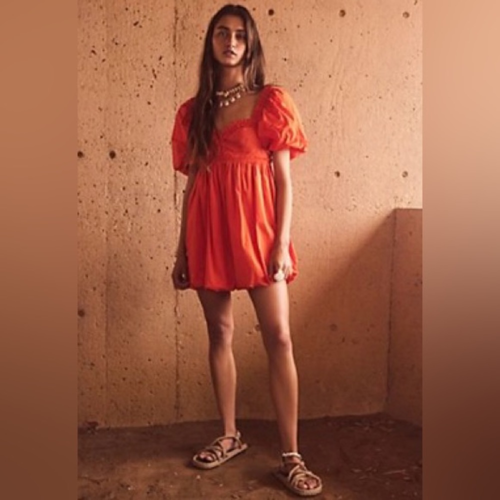 NWOT Free People Rendezvous Me Mini Dress